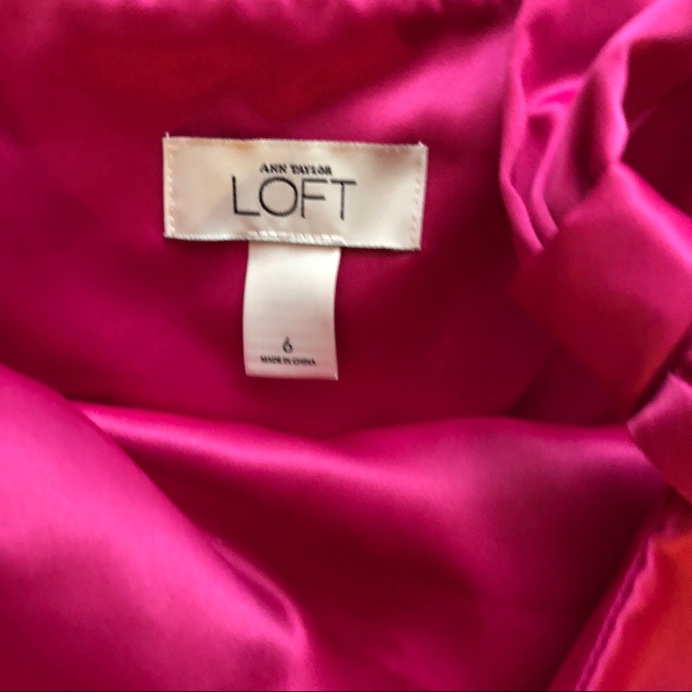 LOFT One shoulder bow top - Picture 2 of 4